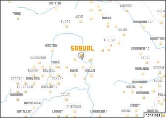 map of Sabual