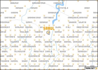 map of Sābul