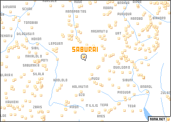 map of Saburai