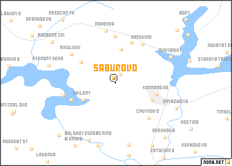 map of Saburovo