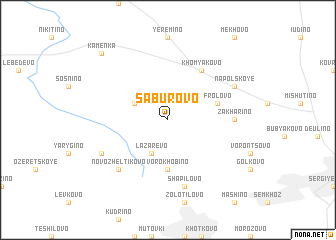 map of Saburovo