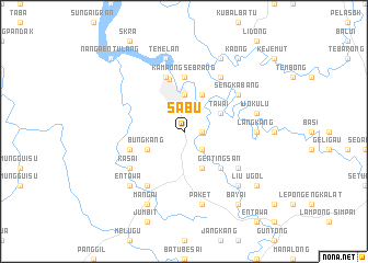 map of Sabu