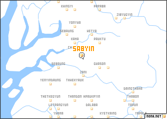 map of Sabyin