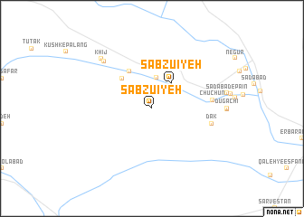 map of Sabzūʼīyeh