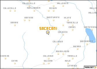 map of Sacacani