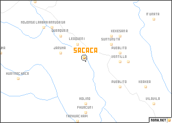 map of Sacaca