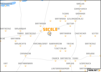 map of Sacalá