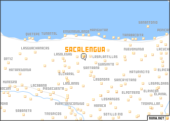 map of Saca Lengua