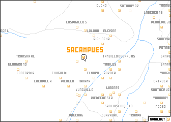 map of Sacampues
