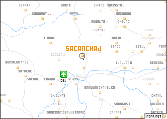 map of Sacanchaj