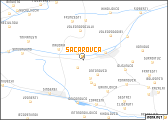 map of Sacarovca