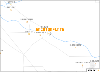 map of Sacaton Flats