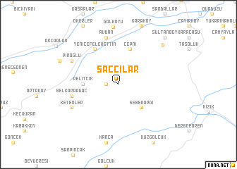 map of Saçcılar