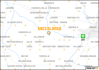 map of Saccolongo
