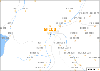 map of Sacco