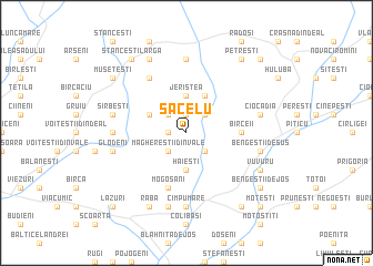 map of Săcelu