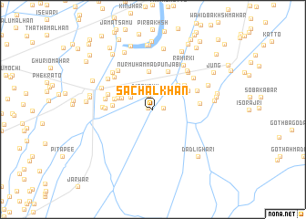 map of Sachal Khān