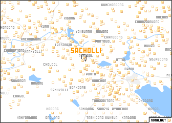 map of Sach\