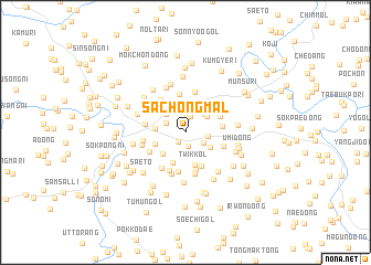 map of Sach\