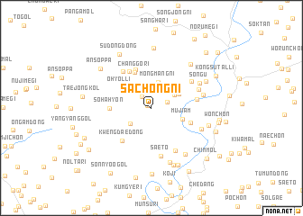 map of Sach\