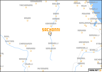 map of Sach\