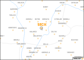 map of Sacık