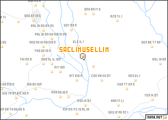 map of Saçlımüsellim