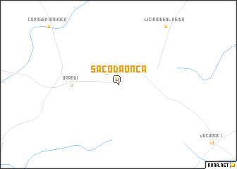 map of Saco da Onça