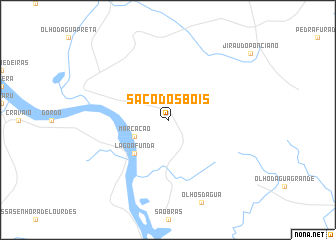 map of Saco dos Bois
