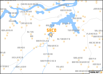 map of Saco