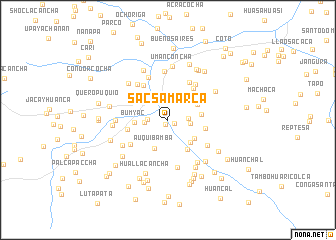map of Sacsamarca