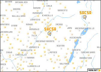 map of Sacsa
