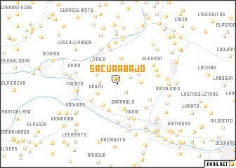 map of Sacua Abajo