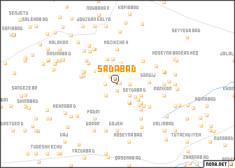 map of Sa‘dābād