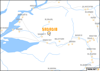 map of Sadādib