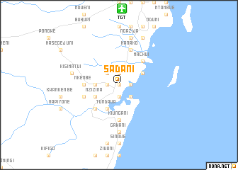 map of Sadani