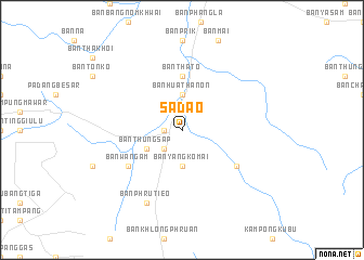 map of Sadao