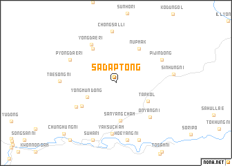 map of Sadap-tong