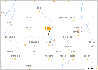 map of Sada