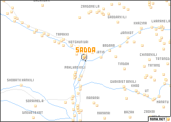 map of Sadda