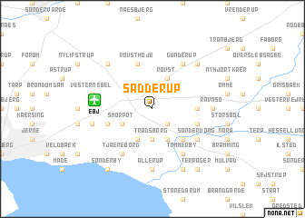 map of Sadderup