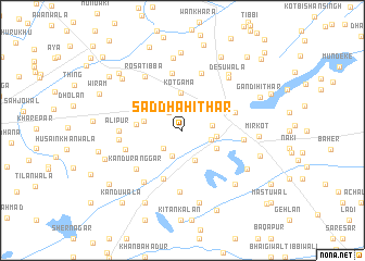 map of Saddha Hithār