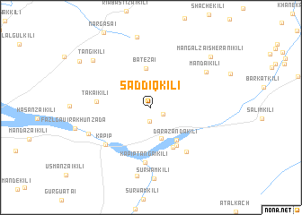 map of Saddiq Kili