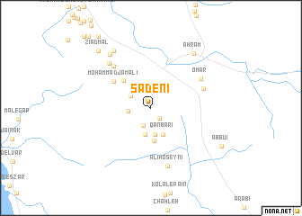 map of Sādenī