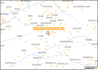map of Sādho Murghakai