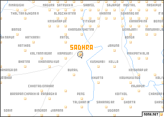 map of Sādhra