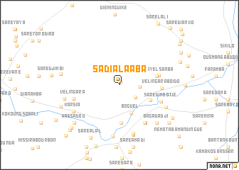 map of Sadiala Aba