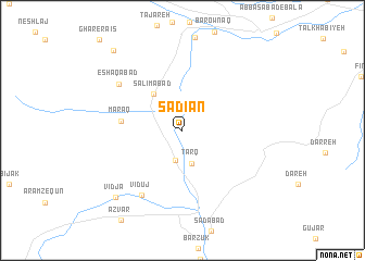 map of Sādīān