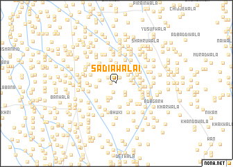 map of Sadīawālaī