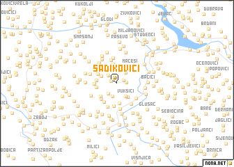 map of Sadikovići